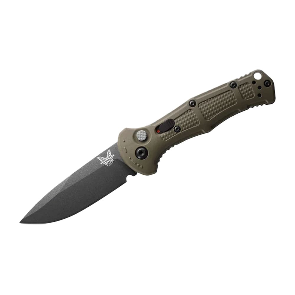 Benchmade Mini Claymore Auto Drop-Point Ranger Green Grivory Knife 9570BK-1