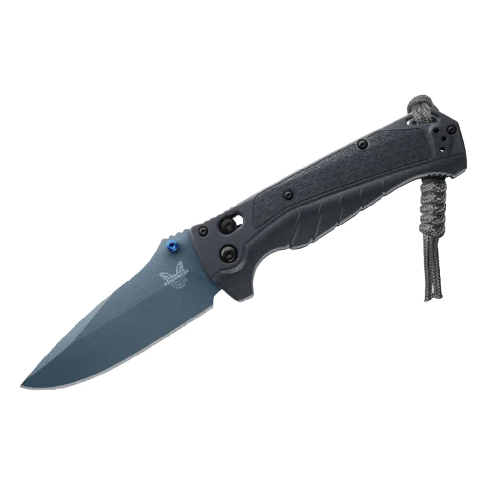 Benchmade Adira AXIS Drop-Point Tempest Gray Knife 18060BT-01