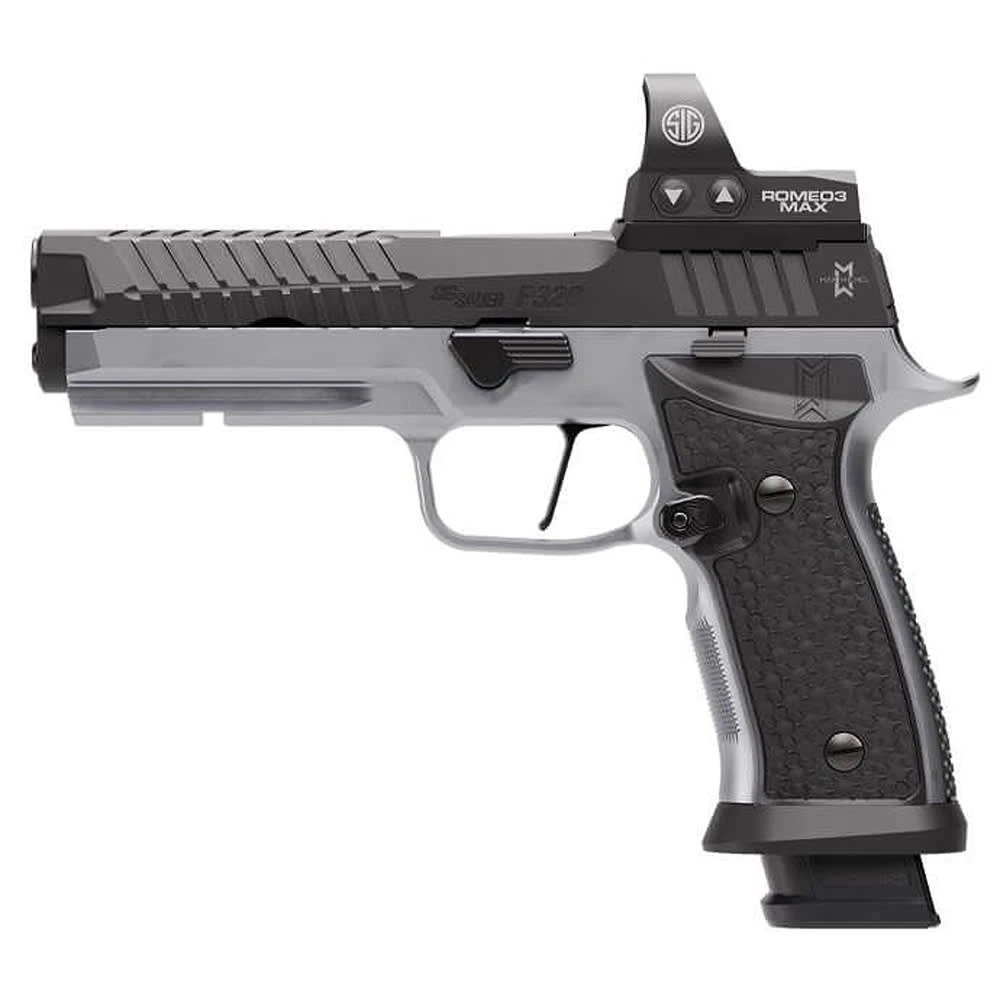 Sig Sauer P320-SXG Max 9mm 5" Pistol, SS Slide, 21rd Mag 320SXG5-9-MAXM