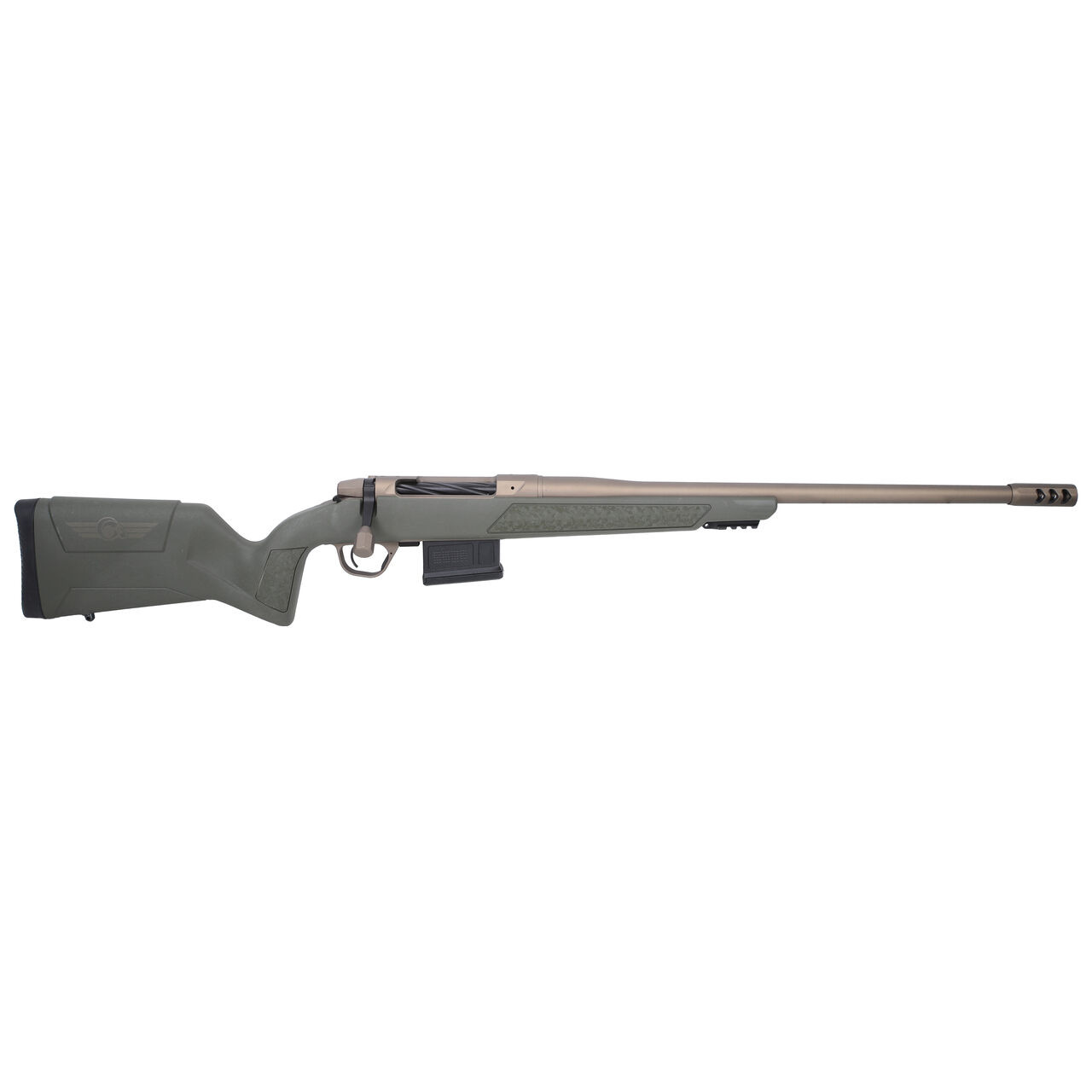 Christensen Arms Evoke .308 Win 20" 1:10 Burnt Brz Cerakote Bbl Green Hybrid Hunter Stock Bolt Action Rifle 801-15006-01