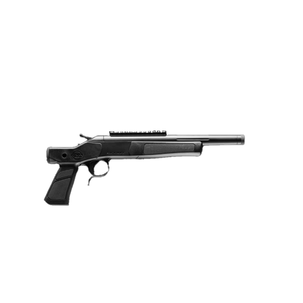 CVA Centerfire Scout XP .350 Legend 12" 1:16" 5/8x24 Bbl Stainless Steel/Graphite Black Pistol w/Thread Protector & 0 MOA Pic Rail CP804