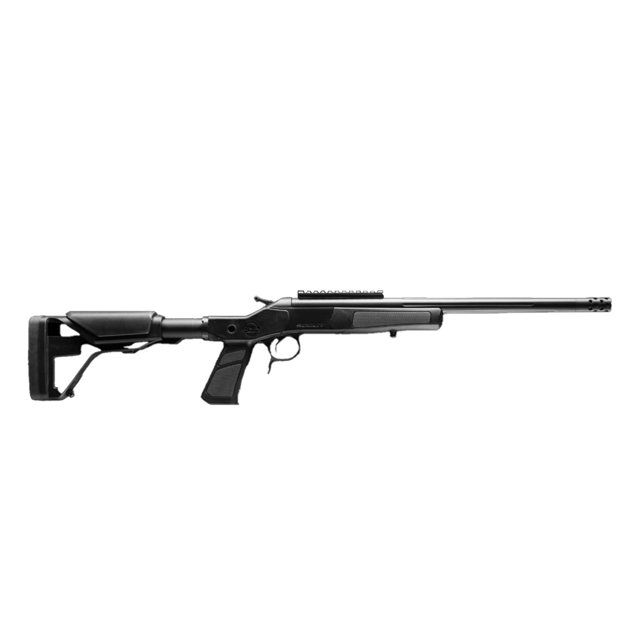 CVA Centerfire Scout XP .300 Blackout 16.5" 1:8" 5/8x24 Bbl Stainless Steel/Graphite Black SB Rifle w/Omni Brake & 0 MOA Pic Rail CR4446XP