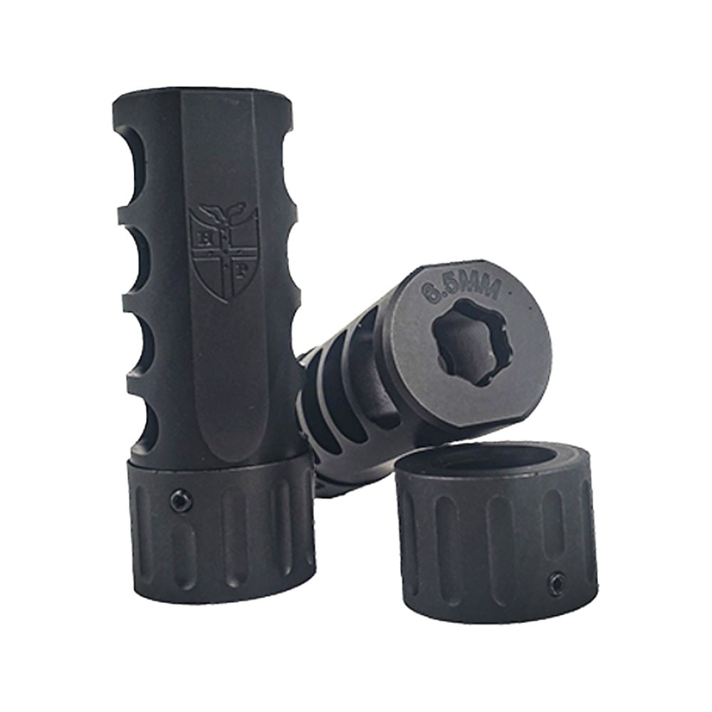 Hawkins Precision Tank 1.0" 5/8-24 7mm Self-Timing Muzzle Brake 104-1000-7mm