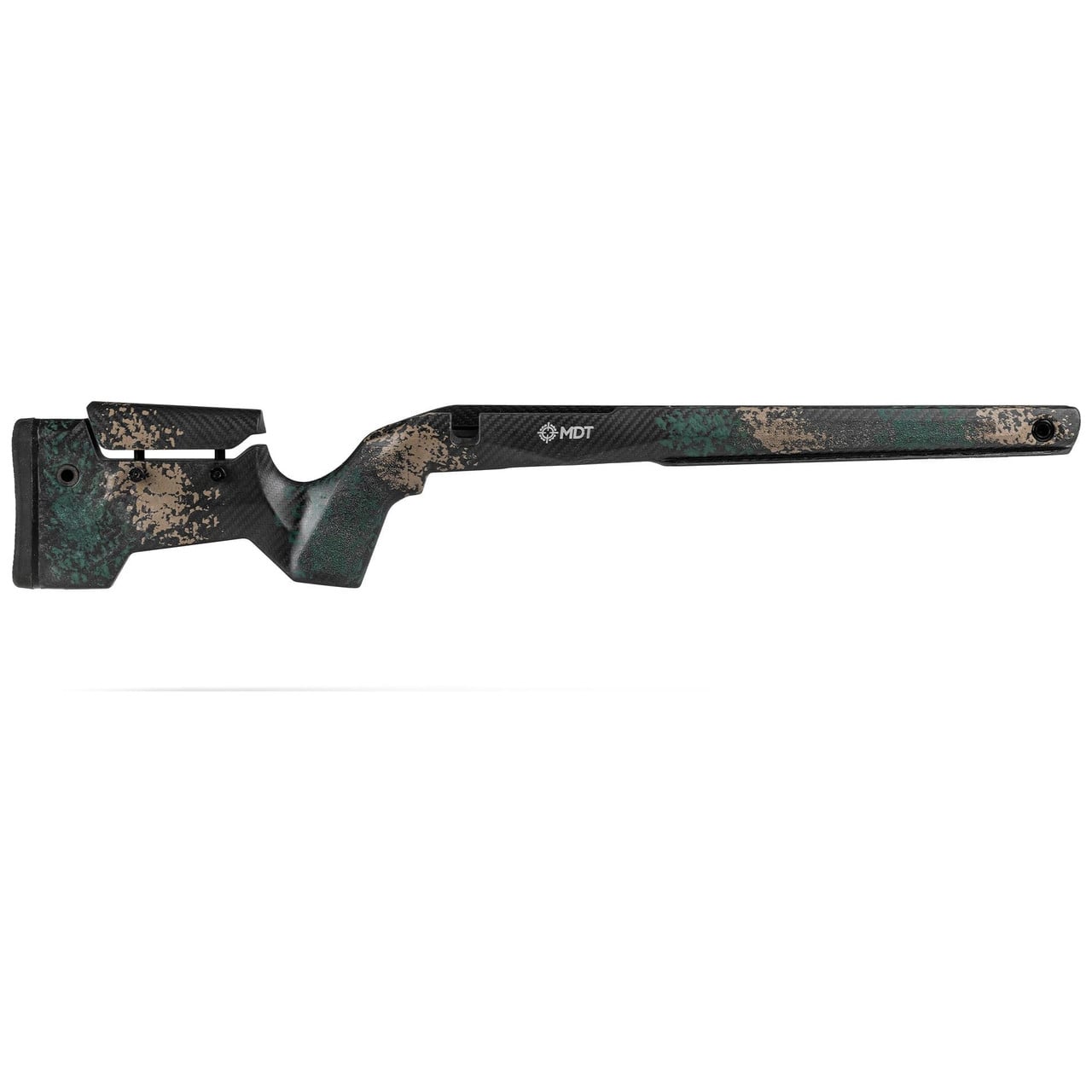 MDT CRBN Remington 700 Long Action RH Fixed ARCA Highland Green & Flat Dark Earth Rifle Stock 109804-HGF