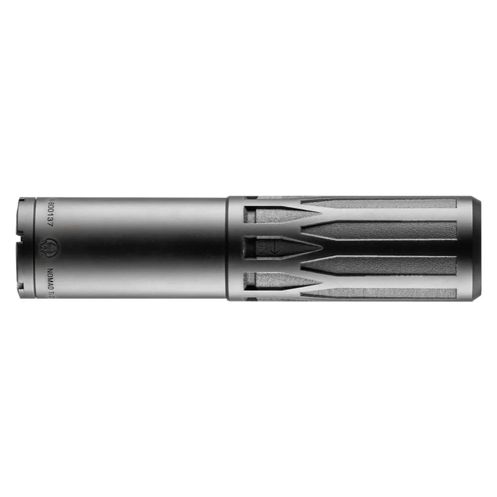 Dead Air Nomad Ti OTB 7.62 Black CF Rifle Silencer w/DA870 5/8-24 Xeno Radial Brake NOMADTIOTBBLK