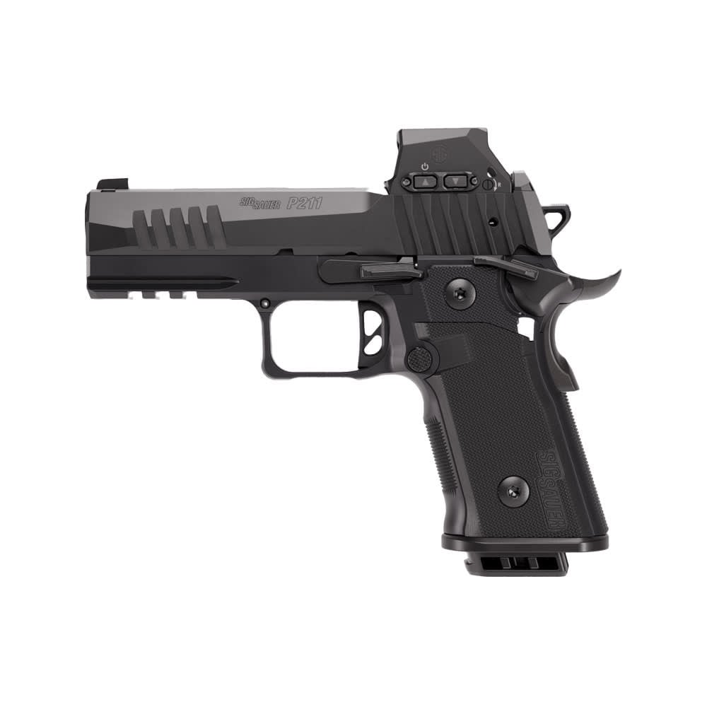 Sig Sauer P211 GT4 9mm 4.2" Bbl Blk SAO X-Ray 3 Romeo X Pro Sig-Loc Alloy Grip Pistol w/(2) 21rd (1) 17rd Steel Mags 211CA-9-GT4-RXSL