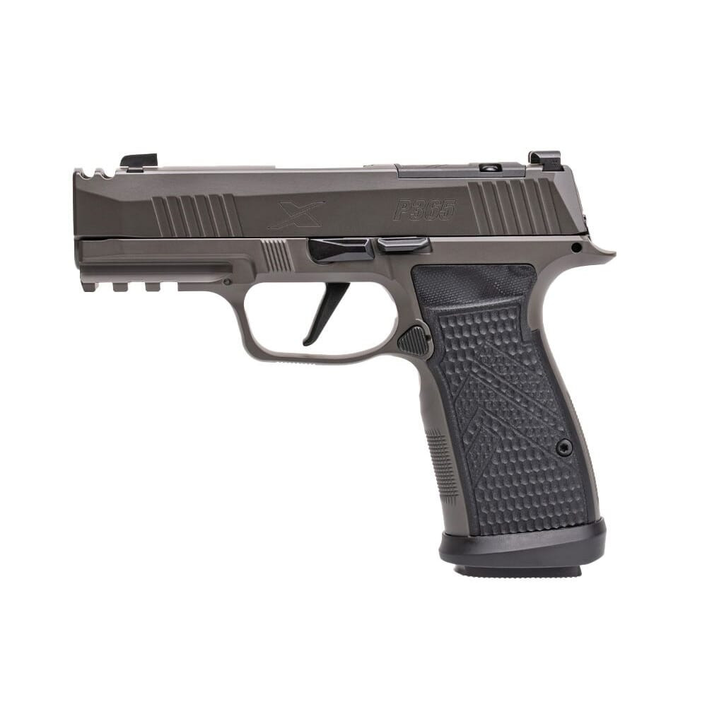 Sig Sauer P365 Sig-Loc 9mm 3.1" Bbl Legion Gray Striker X-Ray3 AXG Grip Module Compact Pistol w/(3)17rd Steel Mag & Compensator 365AXGCA-9-LEGION-RXSL
