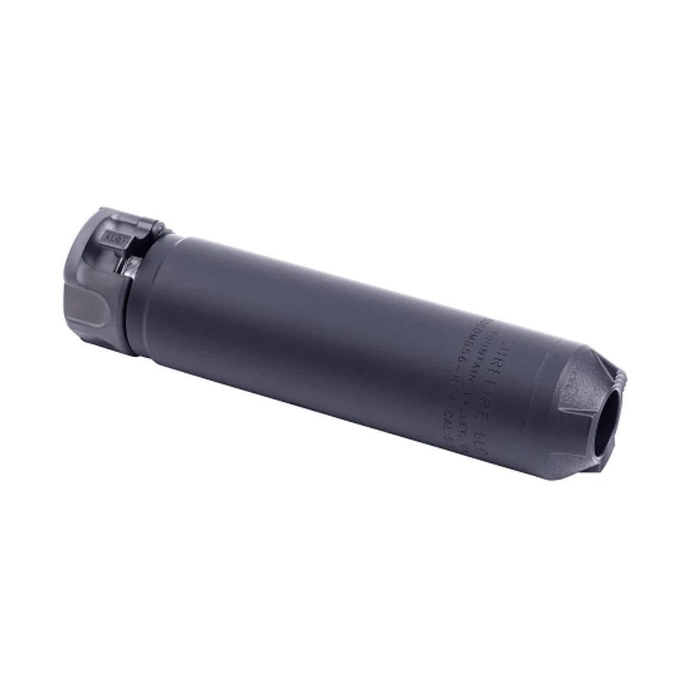 Surefire Socom 4 Series 5.56 6.4" Low Back Pressure Black Suppressor (NFA) SOCOM556-RC4-BK