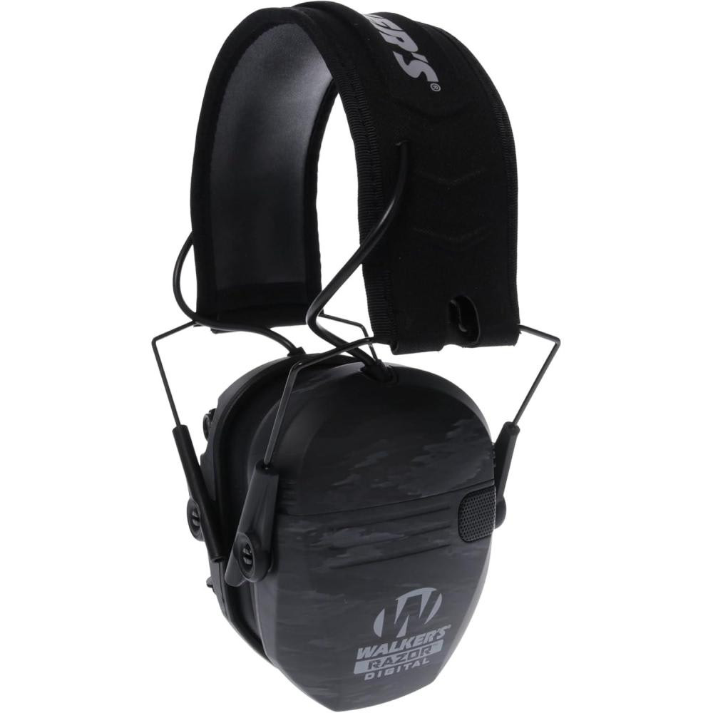 Walker's Razor Digital Muff Ghost Camo Electronic Ear Ear Muffs GWP-DRSEM-GST