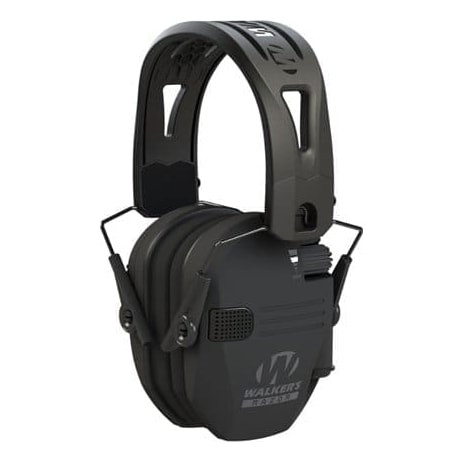 Walker's Razor Tacti-Grip Muff Black Electronic Ear Ear Muffs GWP-RSEMRH