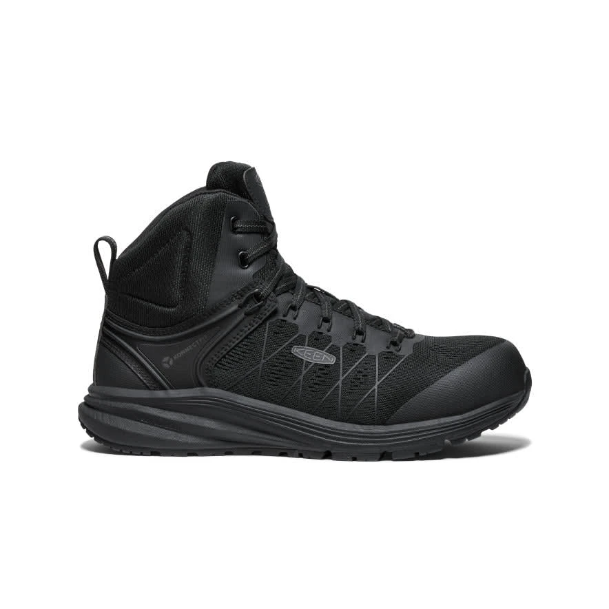 Keen Athletic Work Vista Energy Mid ESD Men's Black/Black Boots 1029686