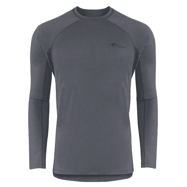 Stone Glacier Chinook Merino Crew LS Granite Grey 10001-GG