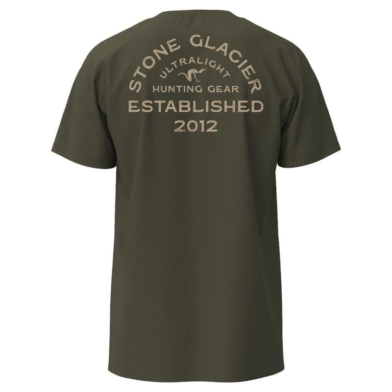 Stone Glacier SG Established T-Shirt Army Green 60233-AG
