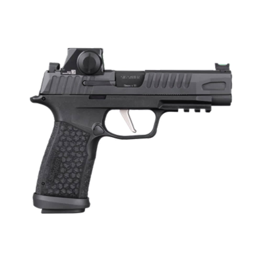 Sig Sauer P365 FUSE ROMEO-X SIG-LOC 9mm 4.3" Bbl Blk Striker Fiber Optic Front Blk Rear LXG Grip Magwell Pistol w/(1) 17rd & (2) 21rd Mags 365XF-9-BFO