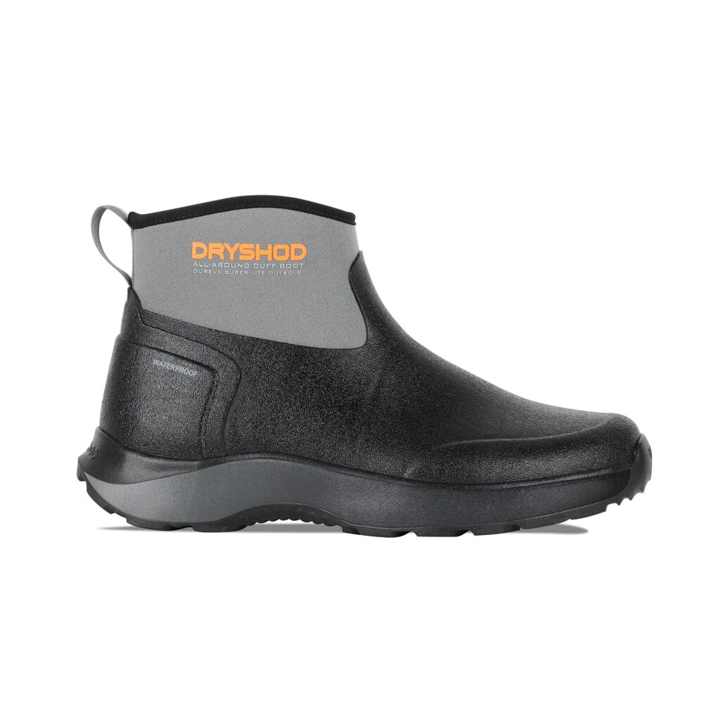 USED Dryshod Evalusion All-Around Cuff Black/Grey Size 9.5 Shoes EVA-MC-BLK-M09.5 - Like New - Damaged Box USED9334