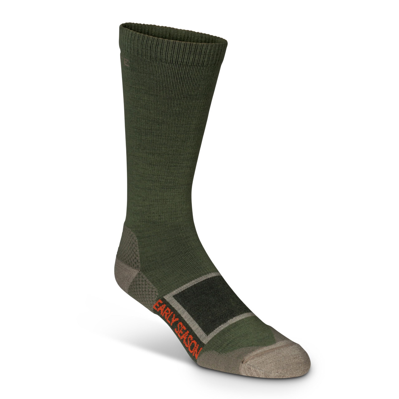 First Lite Early Season Wool Crew Sock Conifer MAESCCN