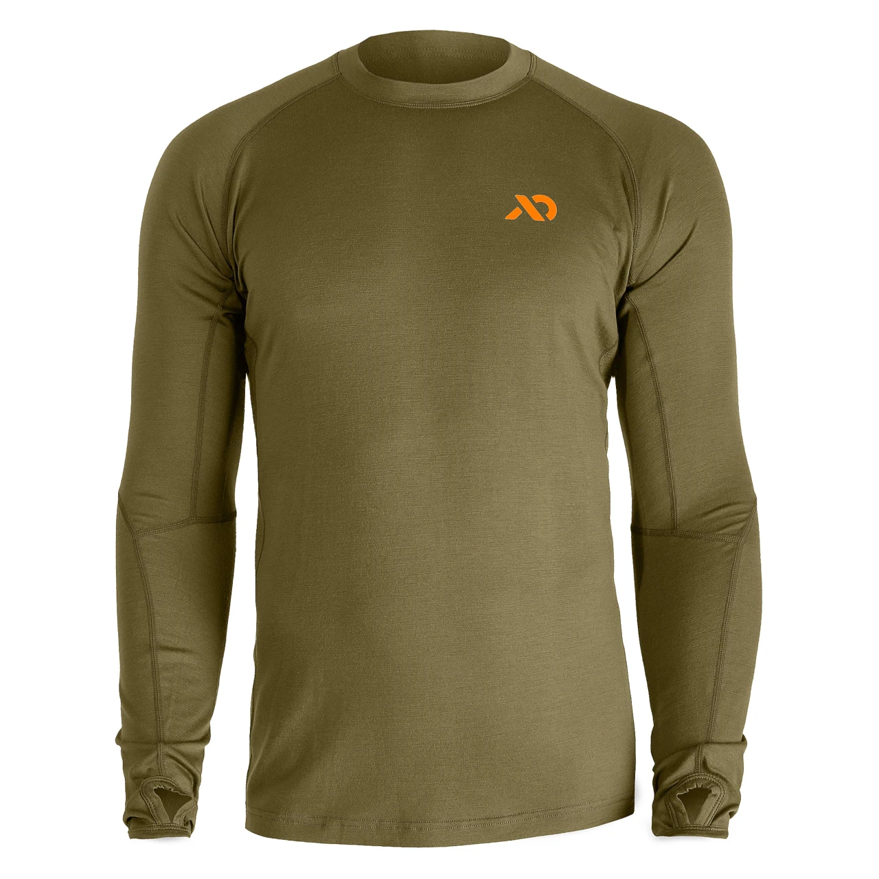 First Lite Men's Wick LS Crew Conifer MTWLCCN
