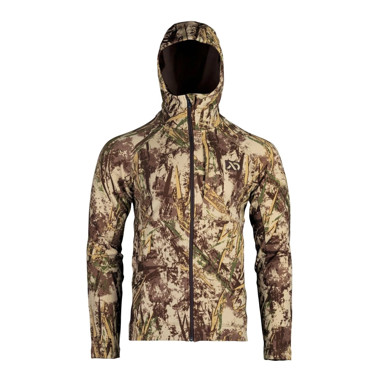 First Lite Men's Rugged Wool Full Zip Jacket Typha MTRWJTY