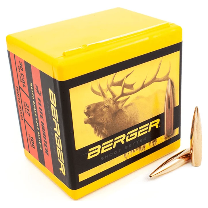 Berger .30 Cal 217gr Elite Hunter Bullets (100/Box) 30551