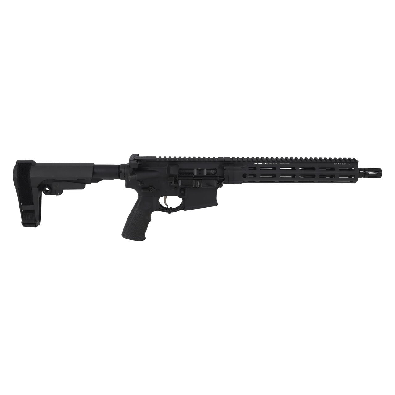 Daniel Defense DD4 P 5.56mm 11.5" 1:7 Govt Bbl Car LPG DD4 10.5" M-LOK Blk Semi-Auto Pistol w/SBA3 Brace & DDFH (No Mag) 02-201-15298-067