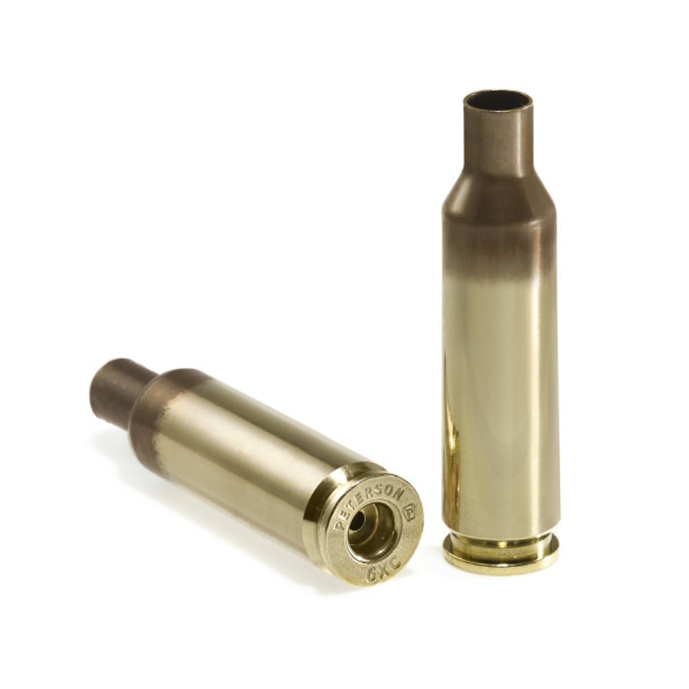Peterson Brass 6mm XC Brass Rifle Casings Bulk Box of 500 40041P