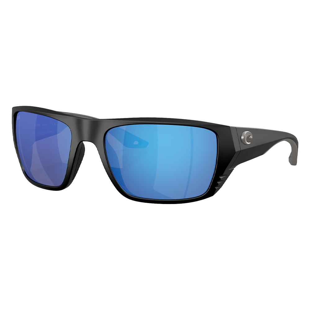 Costa Del Mar Finlet Matte Black Frame Blue Mirror 580P Lens  06S9118-91180759