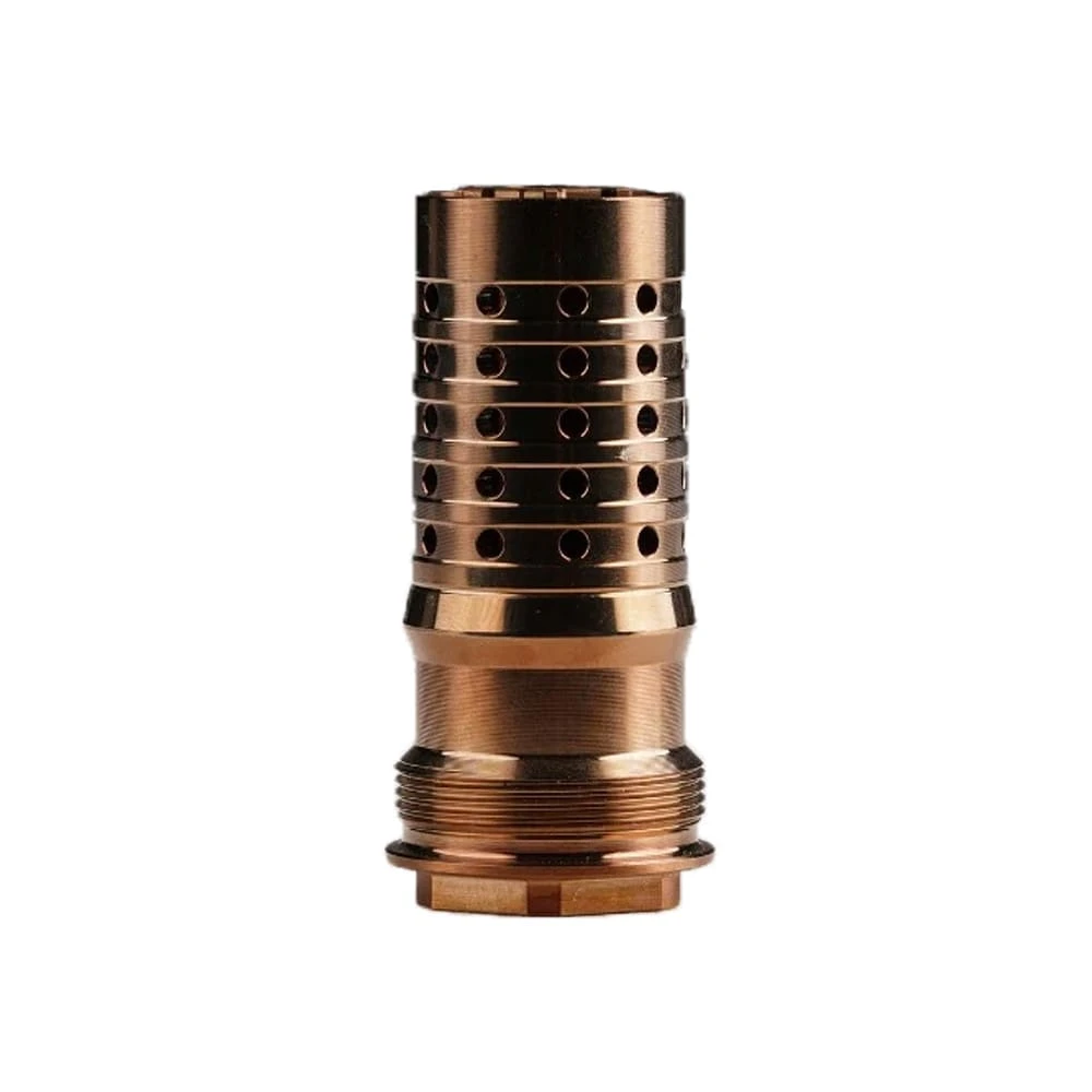 Q, LLC. Cherry Bomb Rear End XL 3/4x24 Fast Attach Muzzle Brake Tapered Mount for 8.6 BLK Fits 90 Degree Shoulder RE-CBXL-3/4X24