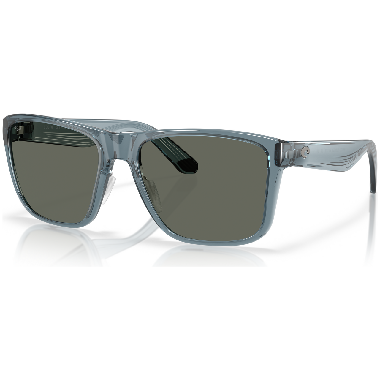 Costa Del Mar Los Alijos Transparent Deep Blue Frame Gray 580G Lens 06S9126-91260759