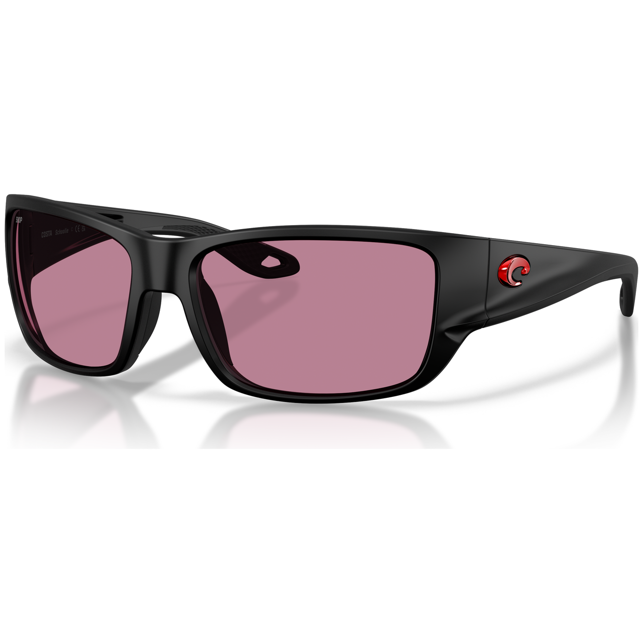 Costa Del Mar Schoolie Matte Black Frame Rose 580P Lens  06S9132-91320456