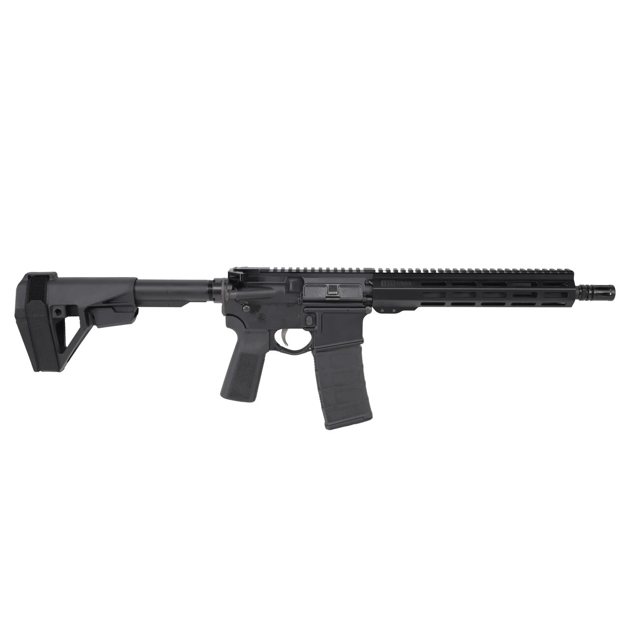 Sons of Liberty Gun Works M4-EXO3 5.56mm 11.5" Bbl Carbine Gas EXO3 Rail A2 FH Black Brace Complete Fighting Pistol M4-EXO3-556-115-PISTOL-A-BLK
