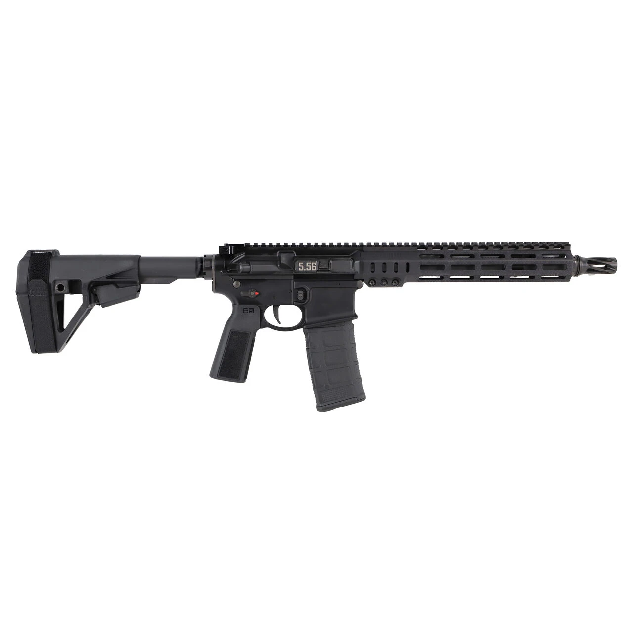 Sons of Liberty Gun Works MK1 CAR Pistol 11 .5" Bbl 5.56 P3 Chrome Lined  MK1 Cable Management Rail Brace MK1-CAR-556-115CL-PISTOL-A-BLK