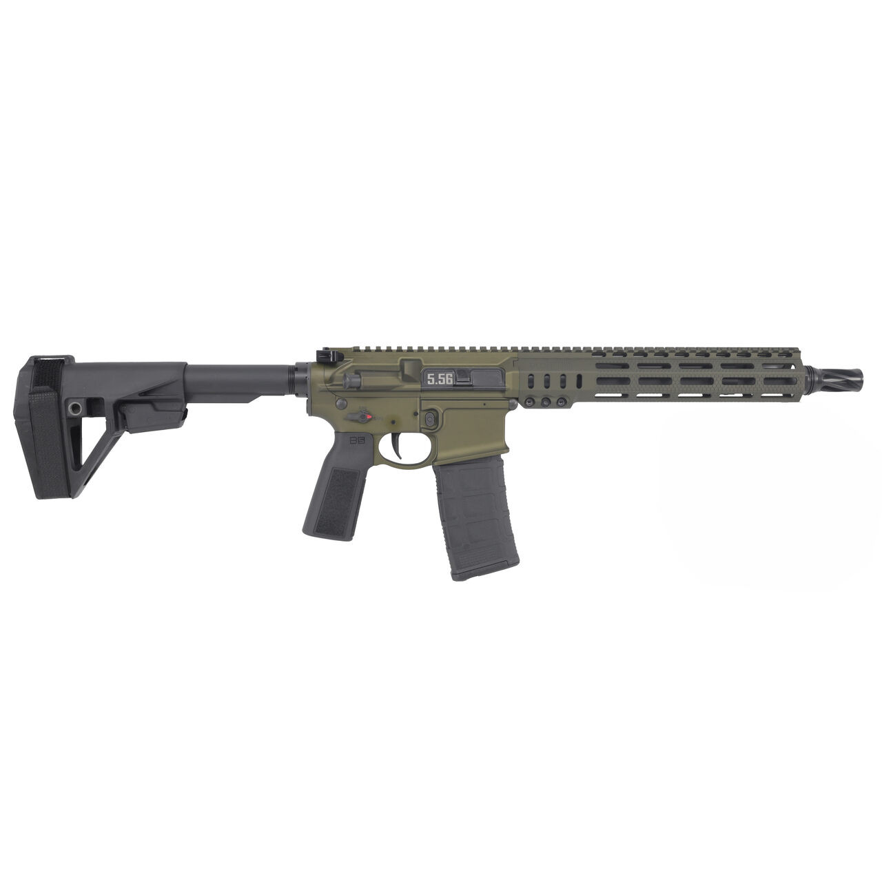 Sons of Liberty Gun Works MK1 CAR Pistol 11 .5" Bbl 5.56 P3 Chrome Lined MK1 Cable Management Rail Brace MK1-CAR-556-115CL-PISTOL-A-ODG
