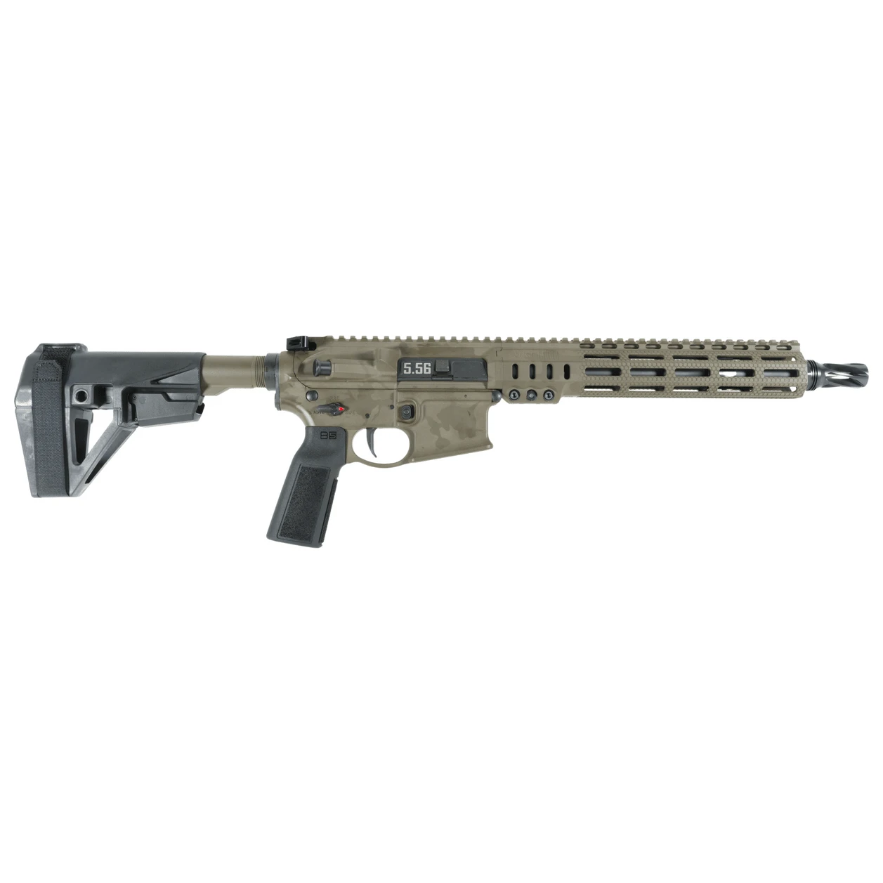 Sons of Liberty Gun Works MK1 CAR Pistol 11 .5" Bbl 5.56 P3 416 Stainless Steel  MK1 Cable Management Rail Brace MK1-CAR-556-115SS-PISTOL-CK