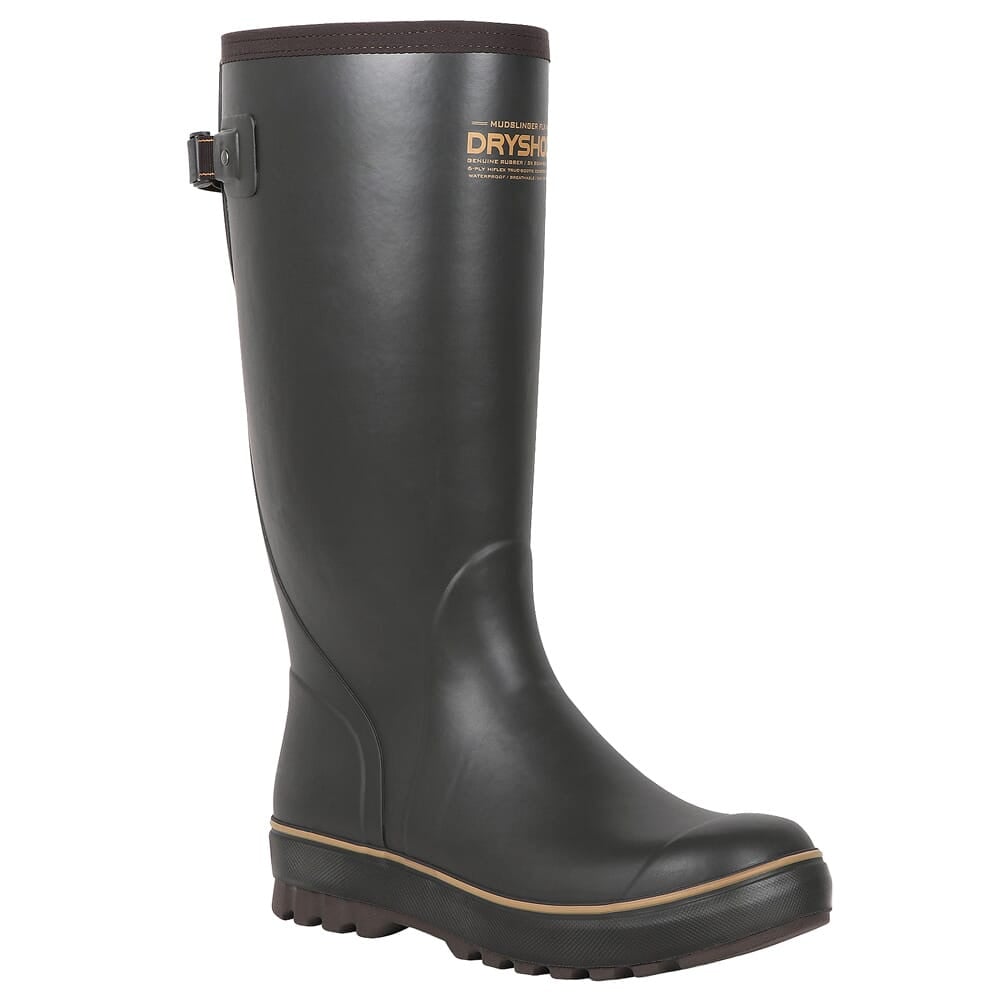 USED Dryshod Mudslinger FLX Gusset Brown Size 7 Boots MSXG-MH-MBR-M07 - Light Wear USED9805