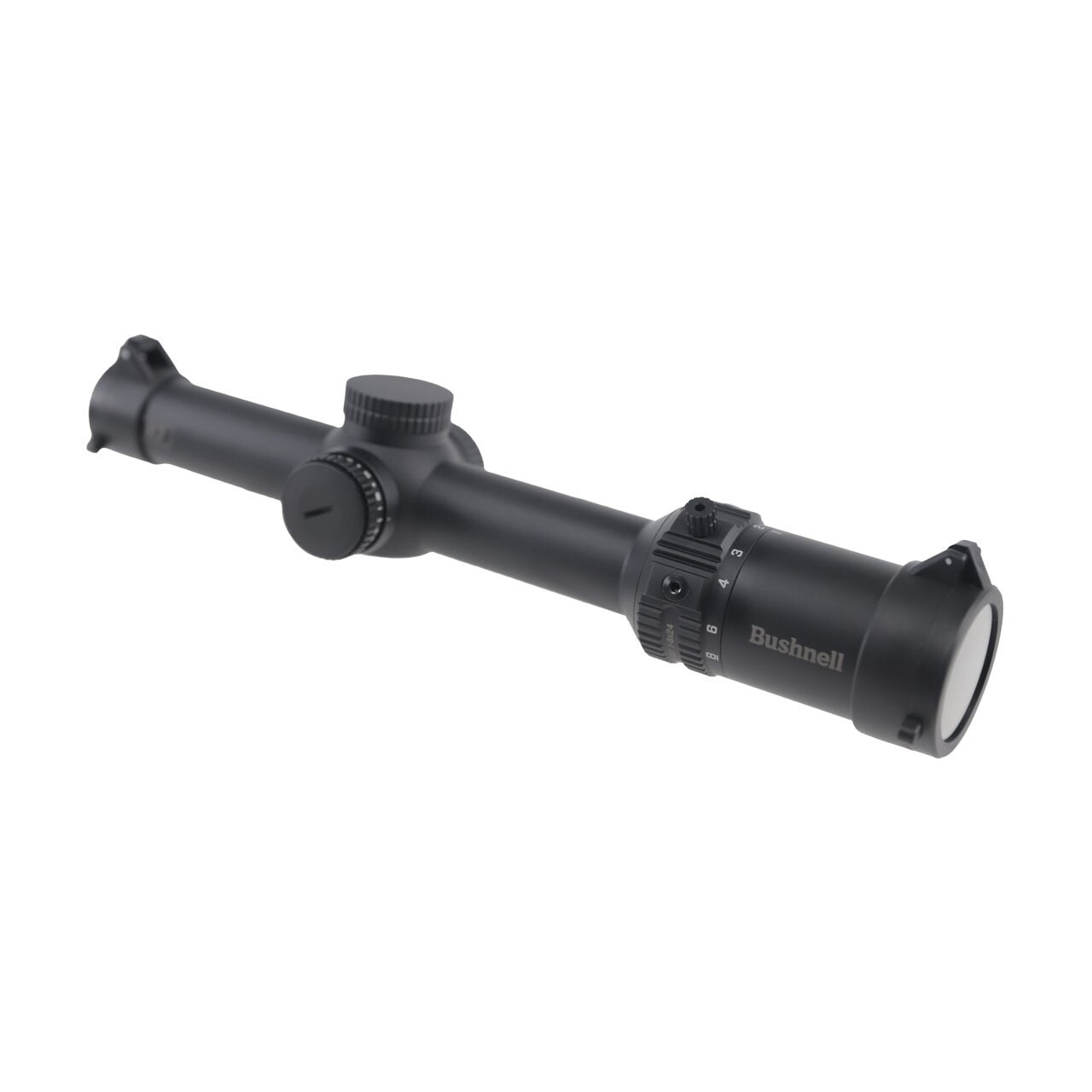 Bushnell 1-8x Magnification 24mm Lens R7 ED Black Riflescope SFP MOA Fiber Dot Illuminated Reticle EXO Protective Barrier R7-1824A2