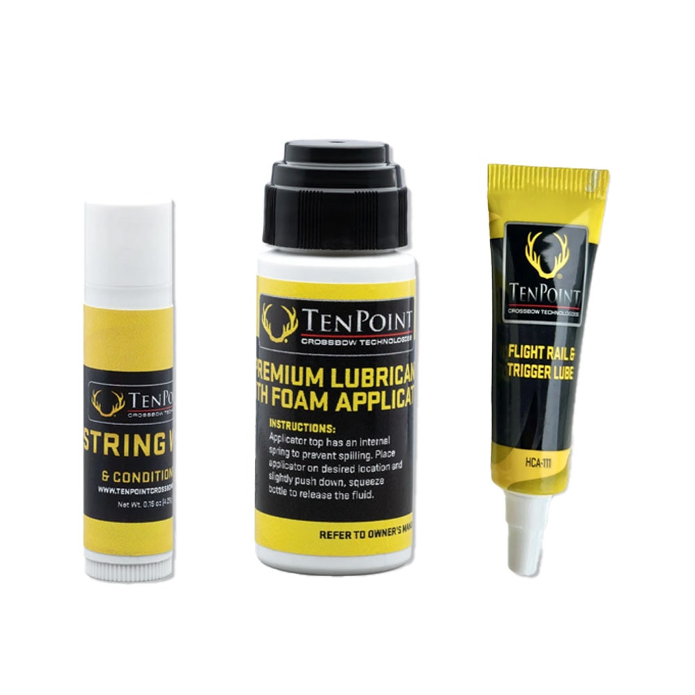 TenPoint Maintenance Kit w/Premium Lube, Wax & Trigger Lube HCA-11226