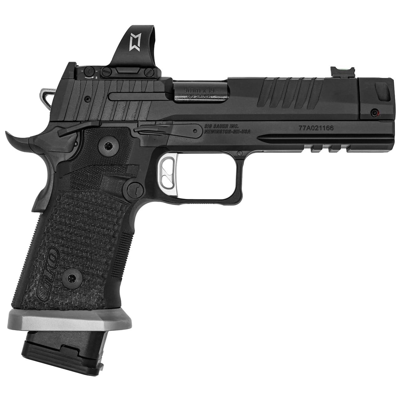 Sig Sauer P211-GTO ROMEO3 PRO 9mm 4.4" Bull Bbl MACH3D Comp Steel Frame w/ Romeo 3 Pro RDS 1x23rd 2x21rd P320-Compatible Mags 211F-9-GTO-R3P