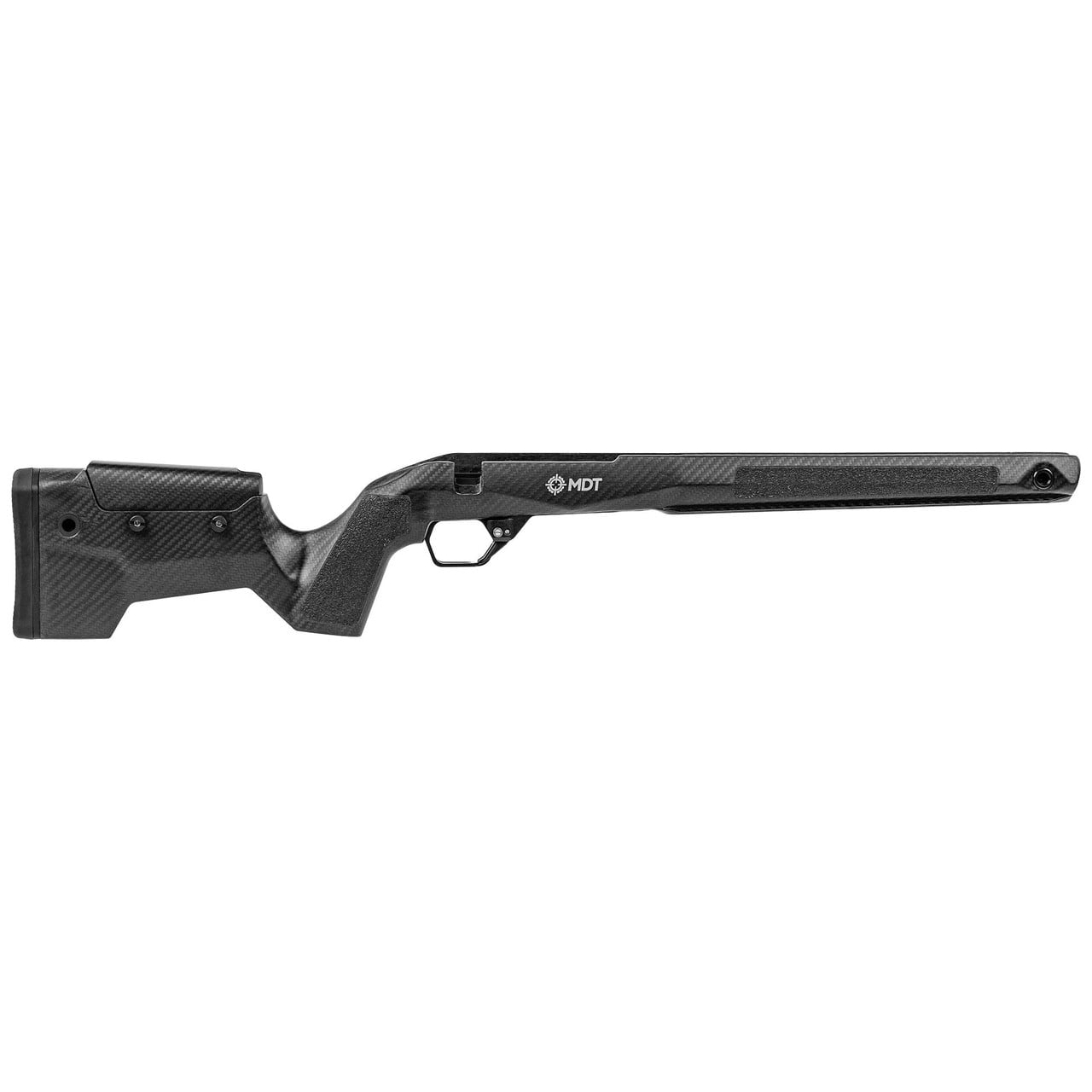 MDT CRBN Tikka T3X Short Action RH Fixed ARCA Clearcoat Carbon Fiber Hunter Kit Chassis System 116131-CCF