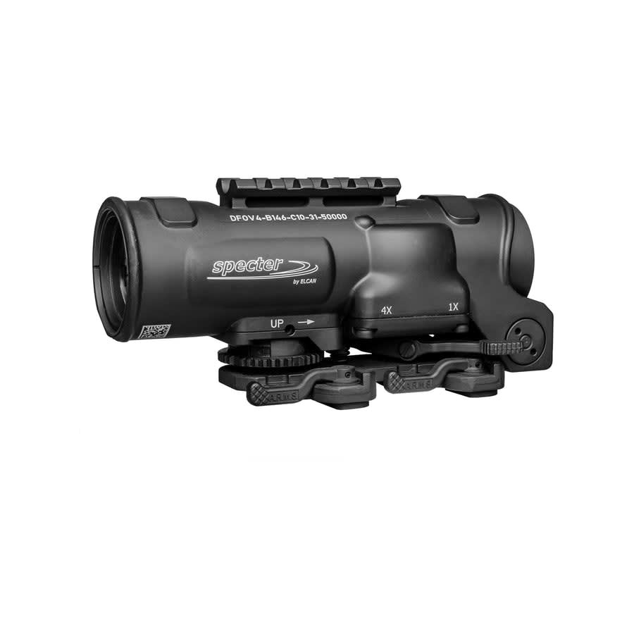 Elcan SpecterDR 1x/4x 5.56 BDC Reticle Dual Role Optical Sight FDE