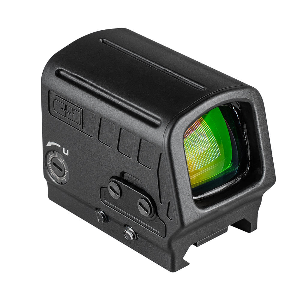 C&H Precision Strykr Red Dot For Flux Raider Pic Rail Adjustable Brightness 3MOA-Dot 33MOA-Circle Side-load Battery RD-STKR-PMO-RD-MR