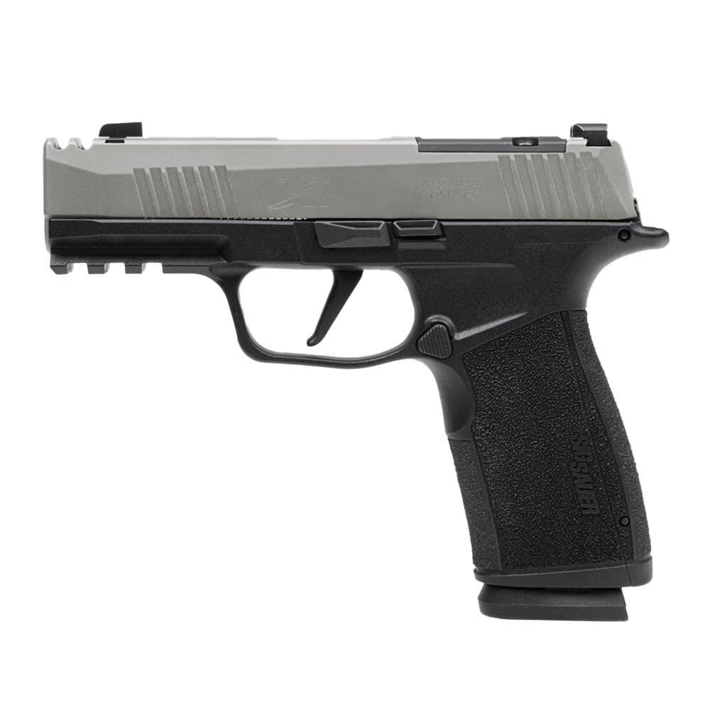 Sig Sauer P365 XMACRO 9mm 3.1" Bbl SIG-LOC X-Ray 3 OR Striker Polymer Grip Stainless/Black Compact Pistol w/(2) 17rd Steel Mags 365XCA-9-T-COMP
