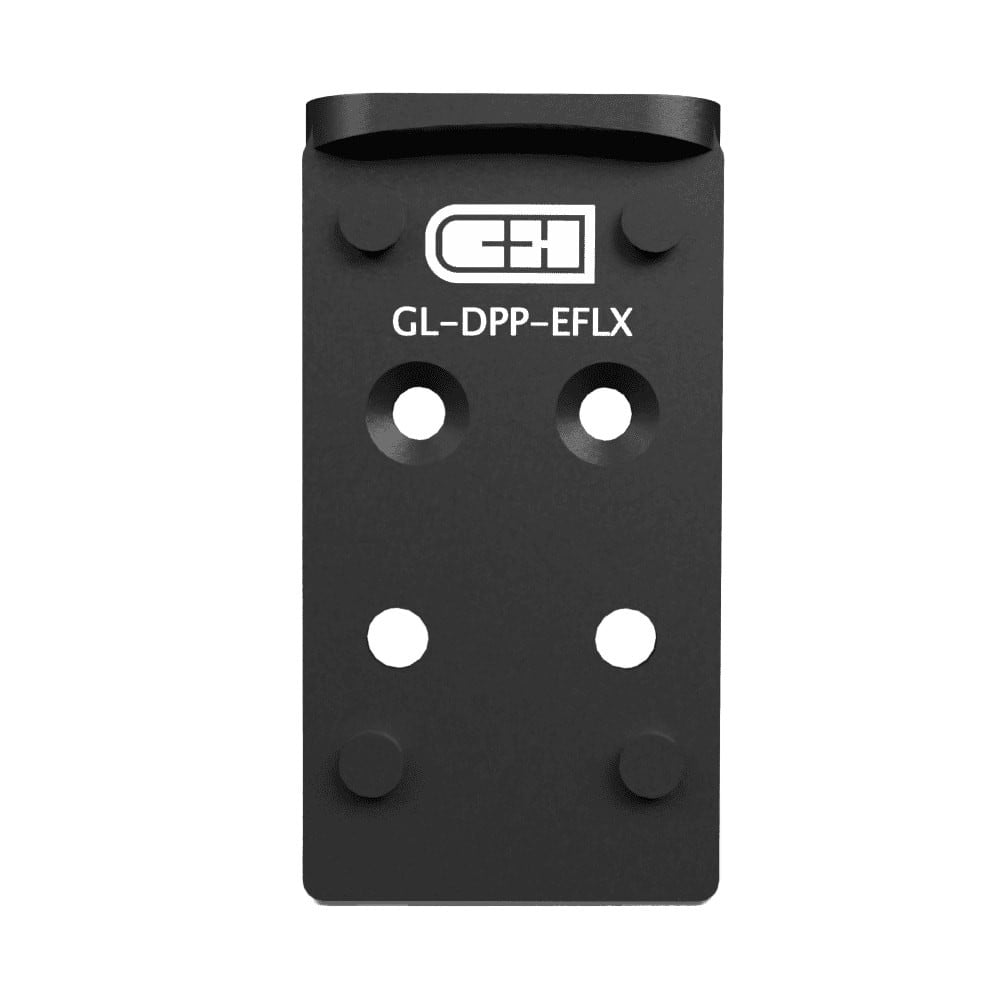 C&H Precision Glock MOS Plate For Leupold Delta Point Pro & EOTech Eflx GL-DPP-EFLX