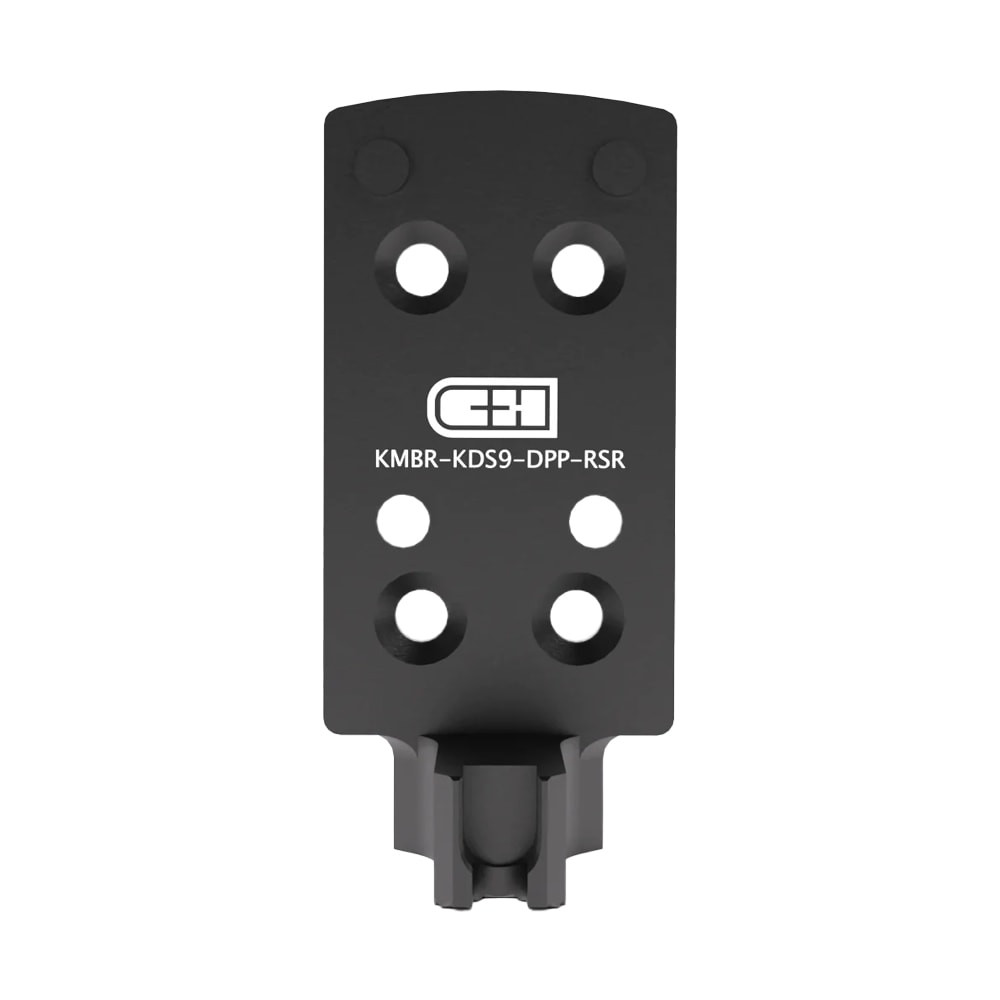 C&H Precision Kimber Kds9C Plate For Delta Point Pro, EOTech Eflx, Vortex (Defender St/DefenderXl) w/ Built In Rear Sight KMBR-KDS9-DPP-RSR