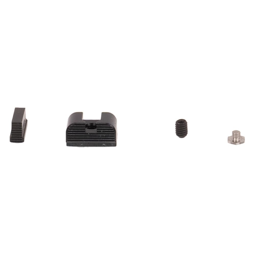 C&H Precision Back Up Iron Sights Fits Glock 43/48 MOS w/ Optic Cut Upgrade For Trijicon RMRcc BUIS-AB-GLX-RMRcc-225BF-225BR