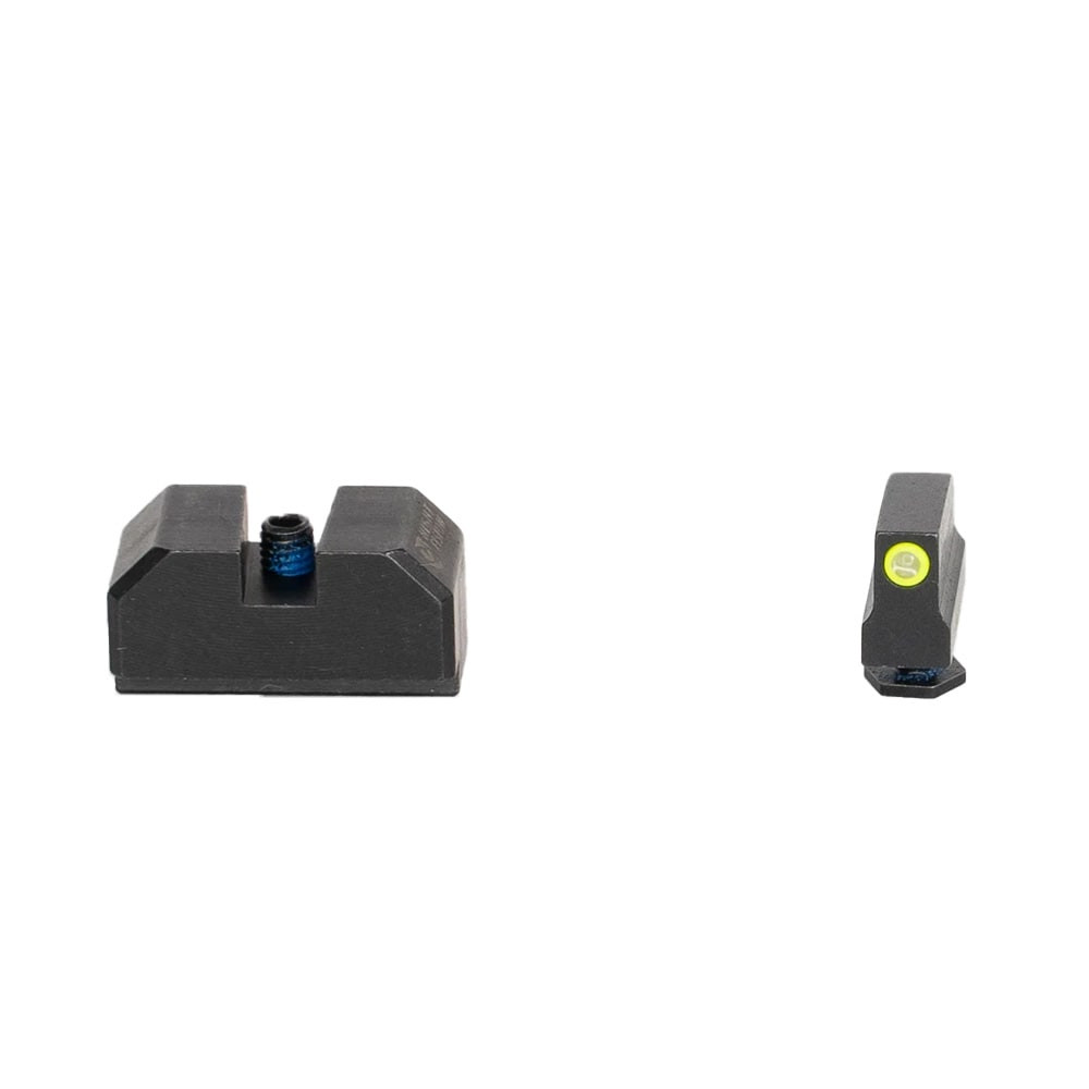 C&H Precision Back Up Iron Sights For RMR/Holosun On Glock Or Walther PDP-Optics Ready/Direct Milled Slides BUIS-AB-GL-SRO-325FF-325BR