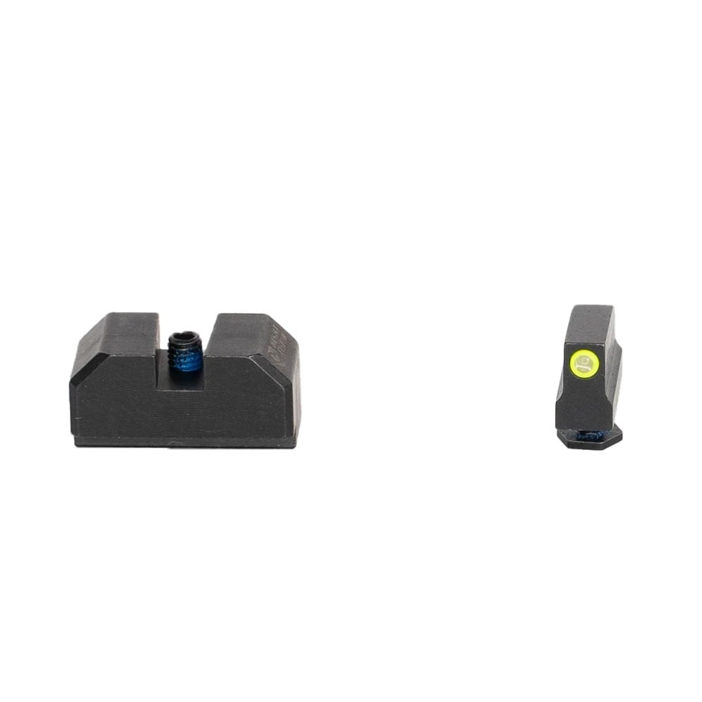 C&H Precision Back Up Iron Sights For RMR/Holosun On Glock Or Walther PDP-Optics Ready/Direct Milled Slides BUIS-AB-GL-SRO-325FF-325BR