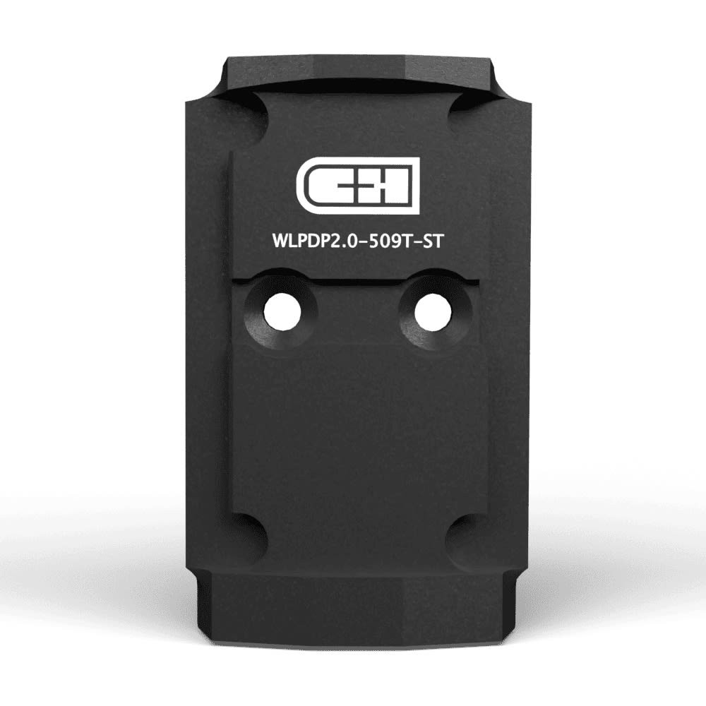 C&H Precision Walther Defense PDP 2.0 Plate For Holosun 509T Steel WLPDP2.0-509T-ST