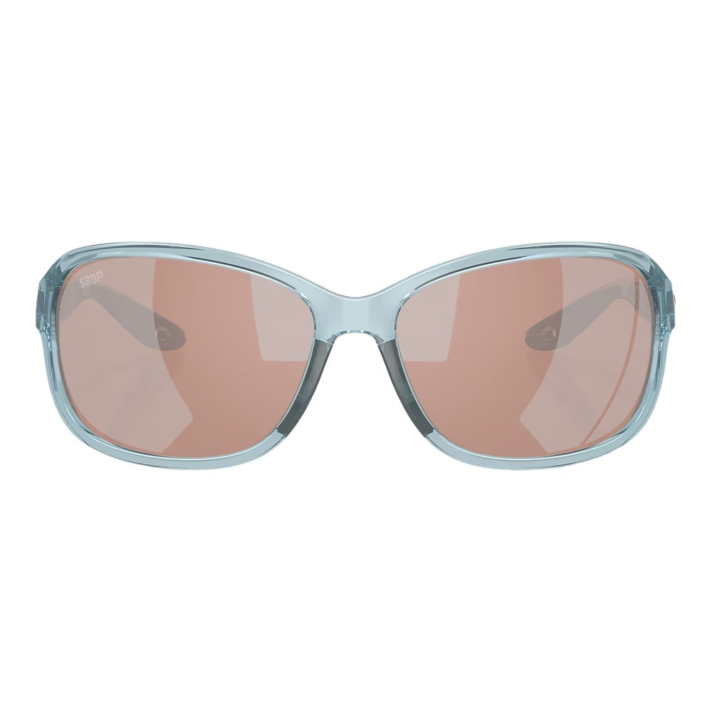 Costa Del Mar Seadrift Translucent Silt Blue Frame CopperSilver Mirror 580P Lens  06S9114-91141058