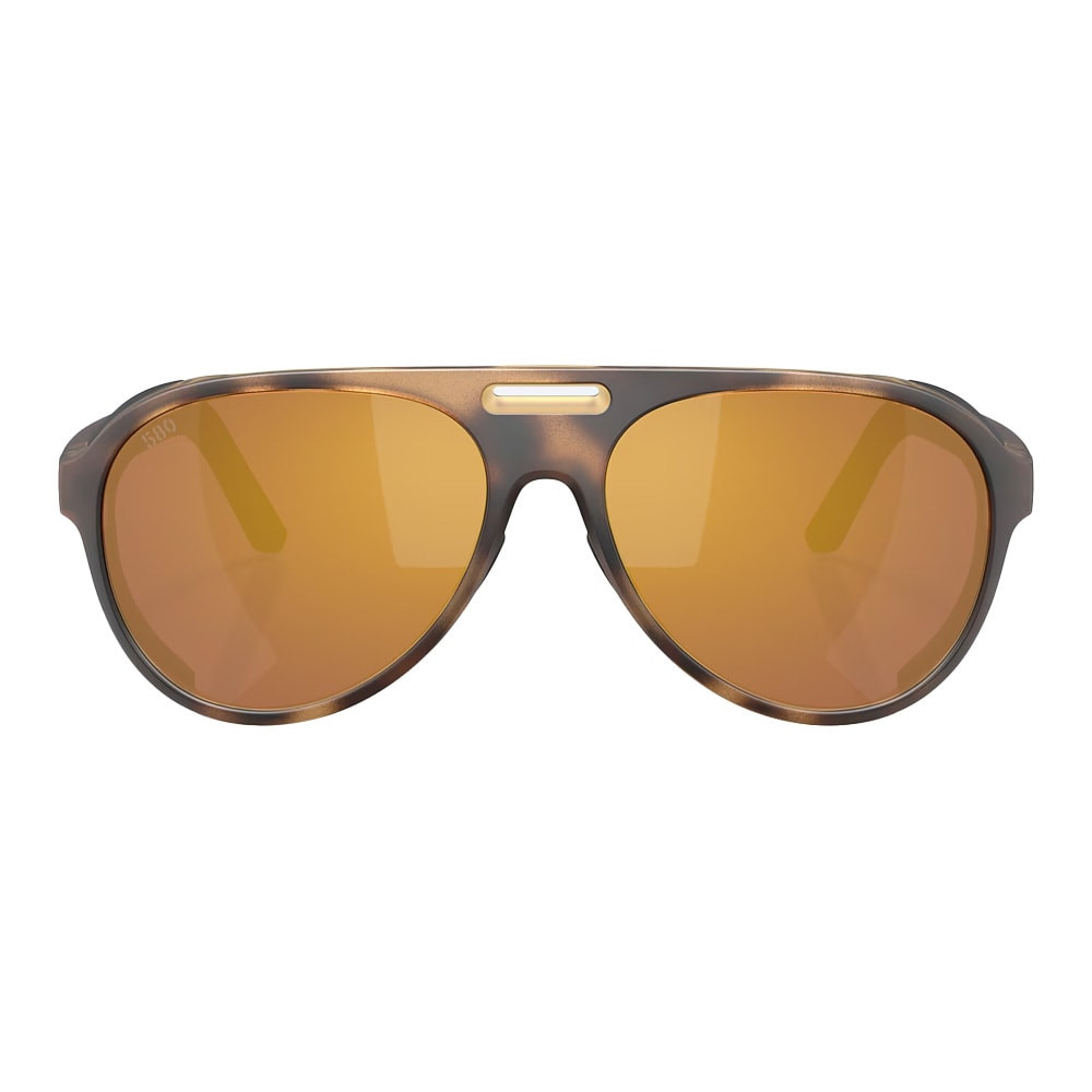 Costa Del Mar Grand Catalina Matte Tortoise Frame Gold Mirror 580G Lens 06S9117-91171159