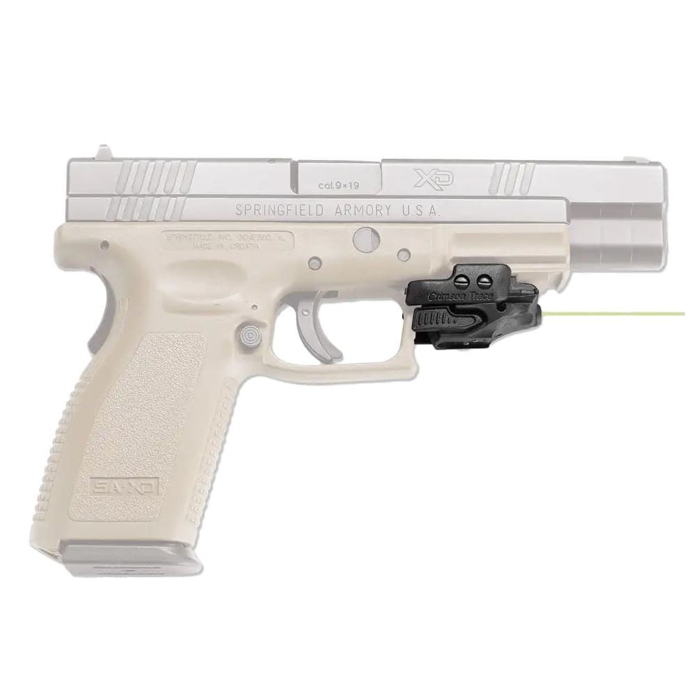 Crimson Trace Rail Master CMR-201 5mW Green Laser for Picatinny & Glock Rails, Ambidextrous Controls Adjustable Windage/Elevation 01-3000227